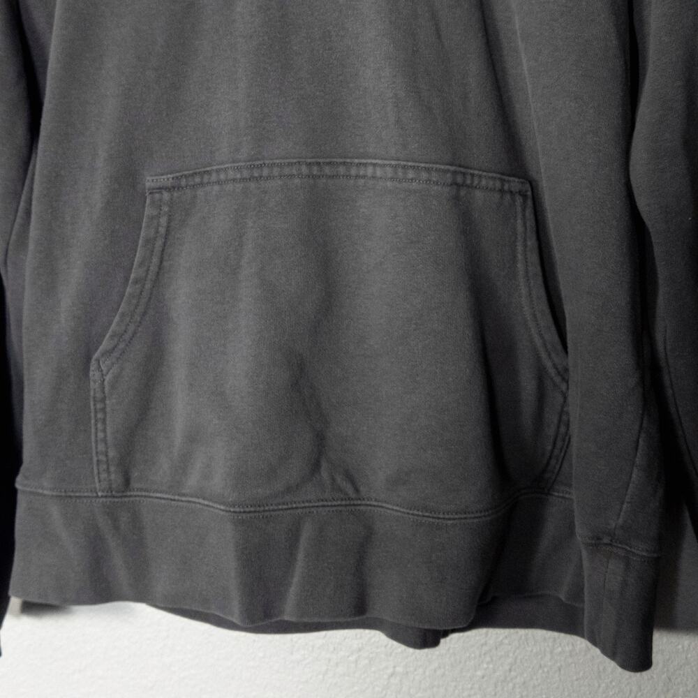 The North Face Gray Fleece Hoodie Rainbow Logo Size L Athleisure Outdoors - Picture 6 of 9